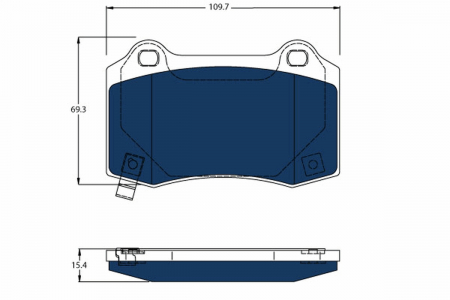 Set placute frana Spate potrivit CHEVROLET CAMARO; CHRYSLER 300C; DODGE CHALLENGER, CHARGER; HYUNDAI GENESIS; JEEP GRAND CHEROKEE III, GRAND CHEROKEE IV; TESLA MODEL S 2.0-Electric 09.04- [1]