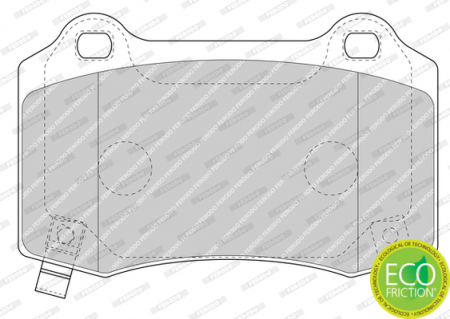 Set placute frana Spate potrivit CHEVROLET CAMARO; CHRYSLER 300C; DODGE CHALLENGER, CHARGER; JEEP GRAND CHEROKEE III, GRAND CHEROKEE IV; TESLA MODEL S, MODEL X 2.7-Electric 09.04- [2]