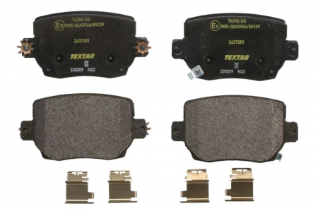 Piese Tesla - Set placute frana Spate potrivit TESLA MODEL 3, MODEL Y Electric 01.17-