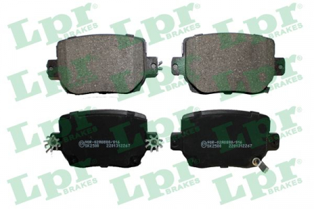 Piese Tesla - Set placute frana Spate potrivit TESLA MODEL 3, MODEL Y Electric 06.18-