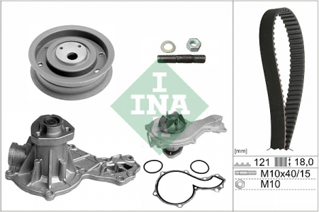 Piese Auto - Set pompa apa + curea dintata potrivit AUDI 100 C2, 100 C3, 80 B2, 80 B3, 80 B4, COUPE B2, COUPE B3; SEAT CORDOBA, CORDOBA VARIO, IBIZA II, INCA, TOLEDO I; VW CADDY I, CADDY II 1.3-2.0 08.76-