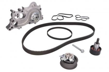 Set pompa apa + curea dintata potrivit AUDI A1, A1 CITY CARVER, A3, A4 B9, A5, Q2, Q3; CUPRA FORMENTOR, LEON, LEON SPORTSTOURER; SEAT ALHAMBRA, ARONA, ATECA, IBIZA IV 1.0-Electric 08.08- [1]