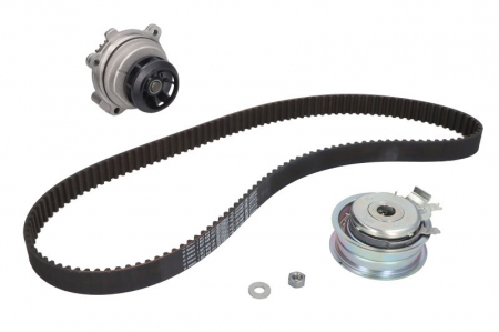 Set pompa apa + curea dintata potrivit AUDI A3, A4 B5, A4 B6, A4 B7; SEAT ALTEA, ALTEA XL, CORDOBA, CORDOBA VARIO, EXEO, EXEO ST, IBIZA II, LEON, TOLEDO II, TOLEDO III 1.6-2.0 11.94-05.15 [1]