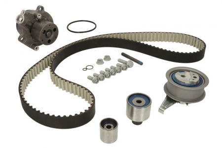 Piese Auto - Set pompa apa + curea dintata potrivit AUDI A3, A4 B9, A5, A6 C8, Q5; SEAT LEON; VW ARTEON, CRAFTER, CRAFTER 30-35, PASSAT B8, TIGUAN, TOURAN, TRANSPORTER T6 2.0D/2.0DH/2.5D 04.06-