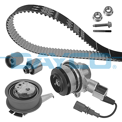 Set pompa apa + curea dintata potrivit AUDI A4 ALLROAD B9, A4 B9, A5, A6 C8, Q2, Q5; SEAT ARONA, ATECA, IBIZA V, LEON, LEON SC, LEON ST; SKODA KAMIQ, KAROQ, KODIAQ I 1.6D/2.0D/2.0DH 09.12- [2]