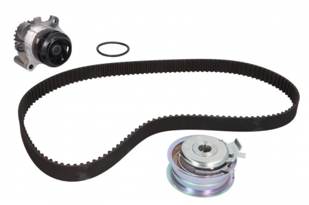 Set pompa apa + curea dintata potrivit AUDI A4 B6, A6 C4; SEAT ALHAMBRA, CORDOBA, IBIZA III, IBIZA IV, LEON; VW BORA, BORA I, CADDY III, CADDY III/MINIVAN, GOLF IV 2.0-2.5D 07.90-12.17 [1]