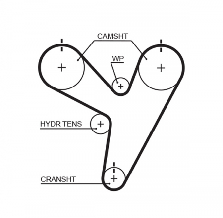 Set pompa apa + curea dintata potrivit CHRYSLER 300C, PACIFICA, SEBRING; DODGE AVENGER, CHALLENGER, CHARGER, GRAND, JOURNEY, MAGNUM, NITRO 3.5/4.0 09.04-11.12 [3]