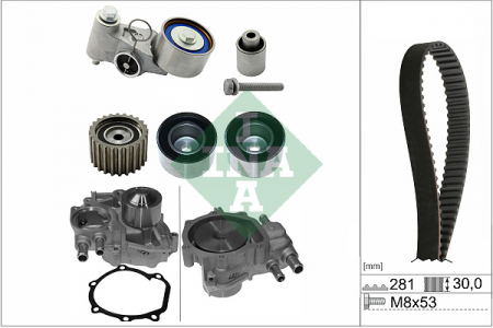 Piese Auto - Set pompa apa + curea dintata potrivit SUBARU FORESTER, IMPREZA, LEGACY I 2.0/2.2/2.5 01.89-