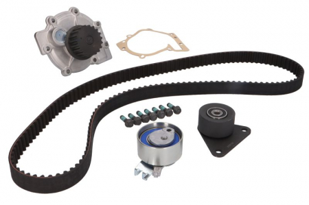 Pompa apa - Set pompa apa + curea dintata potrivit VOLVO 850, C70 I, S40 I, S40 II, S60 I, S60 II, S70, S80 I, V40, V70 I, V70 II, XC70 I, XC90 I; RENAULT LAGUNA I, SAFRANE II 1.6-2.5 09.93-12.15