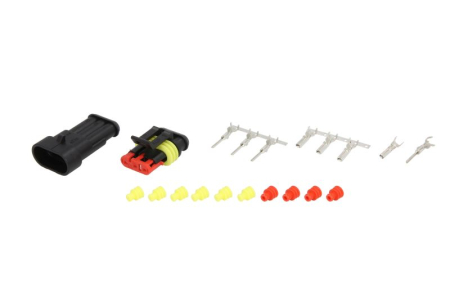 Electrice - Set reparatie cablu (3 pin, + soclu; cu dop) potrivit SOLARIS URBINO I, URBINO II 1998-2018