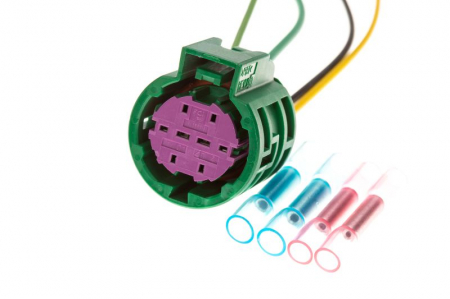 Set reparatie cabluri lumina de zi potrivit FIAT 500 potrivit ABARTH 500 / 595 / 695, 500C / 595C / 695C; FIAT 500, 500 C, 500L, 500X 0.9-2.0D dupa 2007 - (150mm, numar pini: 8) [1]