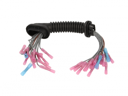 Electrica - Set reparatie cabluri pentru capacul portbagajului (350mm, numar pini: 15, cu capac, Dreapta) potrivit FORD GALAXY I, GALAXY II; SEAT ALHAMBRA; VW SHARAN 1.8-2.8 03.95-06.15