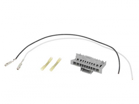 Electrica - Set reparatie cabluri pentru far potrivit FIAT PANDA, PANDA/HATCHBACK 1.1-1.4CNG dupa 2003 - (250mm, numar pini: 10, cu dop, Dreapta/Stanga)