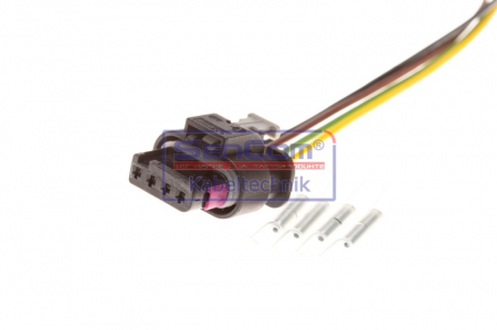 Set reparatie cabluri pentru lampi spate potrivit FIAT 500; PANDA potrivit IVECO DAILY VI; MAN TGE; ABARTH 500 / 595 / 695; AUDI A1 0.8DH-Electric dupa 2003 - (200mm, numar pini: 4, Dreapta/Stanga) [2]