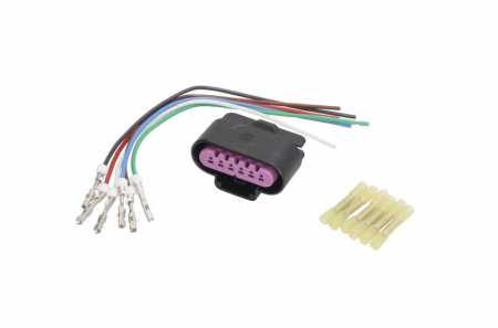 Electrica - Set reparatie cabluri pentru senzorul de pozitie a pedalei de gaz potrivit SEAT ALHAMBRA, MII, TOLEDO IV; SKODA CITIGO, FABIA I, FABIA I PRAKTIK, FABIA II 1.0-Electric dupa 1999 - (420mm, Dreapta/Stan