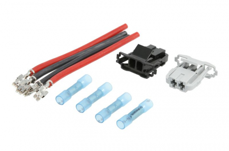 Electrica - Set reparatie cabluri pentru suflanta interioara (100mm, cu terminal gri si negru; cu terminal negru) potrivit FIAT GRANDE PUNTO potrivit ALFA ROMEO MITO; FIAT DOBLO, DOBLO CARGO 0.9-2.0D dupa 2005