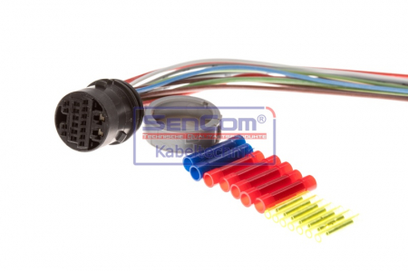 Set reparatie cabluri pentru usa din spate potrivit OPEL ASTRA H 1.2-2.0 2004-2014 - (200mm, numar pini: 12, cu dop; fara acoperire, dreapta/stanga) [1]