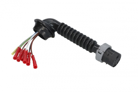 Electrica - Set reparatie cabluri pentru usa din spate potrivit OPEL CORSA D 1.0-1.7D 2006-2014 - (200mm, numar pini: 7, cu capac, dreapta/stanga)