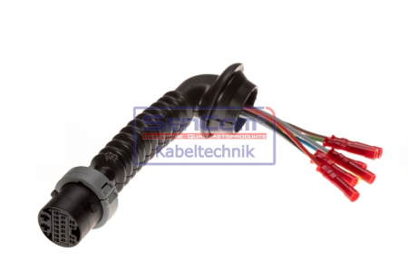 Set reparatie cabluri pentru usa din spate potrivit OPEL CORSA D 1.0-1.7D 2006-2014 - (200mm, numar pini: 7, cu capac, dreapta/stanga) [1]