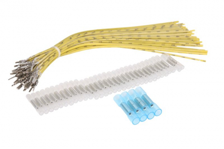 Electrica - Set reparatie cabluri pentru usa fata (230mm, cu 3 pini, ; cu acoperire) FORD GALAXY; SEAT ALHAMBRA; VW SHARAN