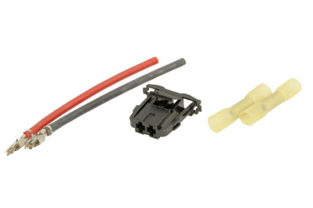 Electrica - Set reparatie cabluri pentru ventilator suflant potrivit ABARTH GRANDE PUNTO; CITROEN JUMPER; FIAT DUCATO, GRANDE PUNTO, PUNTO, PUNTO EVO; PEUGEOT BOXER 0.9-3.0D dupa 2005 - (100mm)