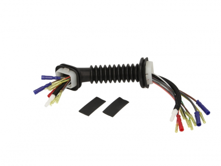 Electrica - Set reparatie cabluri portbagaj potrivit SKODA ROOMSTER 1.2-1.9D 2006-2015 - (250mm, numar pini: 10, cu capac; cu furtun)