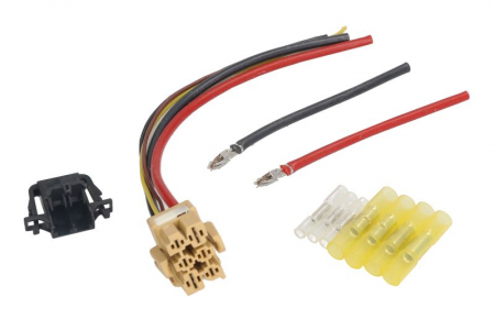 Electrica - Set reparatie cabluri potrivit AUDI A3, Q3, Q7, TT; SEAT ALTEA, ALTEA XL, LEON, TOLEDO III; SKODA OCTAVIA II, SUPERB II, YETI; VW BEETLE, CADDY III, CADDY III/MINIVAN dupa 2003