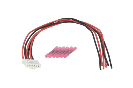 Electrica - Set reparatie cabluri stop potrivit CITROEN C3 II, C3 II/HATCHBACK, C5 II; PEUGEOT 206, 307, 307/KOMBI, 407 1.0-3.0 dupa 1998 - (250mm, numar pini: 6, 1,5, 6 cabluri; cuplaje rapide cu lipici)
