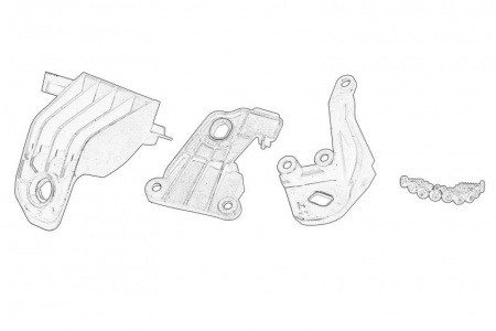 Clipsuri - Set reparatie far stanga potrivit FIAT TIPO 1.3D-1.6D 10.15-10.20