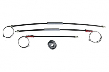 Macara geam - Set reparatie macara geam fata stanga/dreapta (cabluri) potrivit MITSUBISHI COLT CZC VI 05.06-07.09