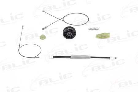 Macara geam - Set reparatie macara geam spate dreapta (cabluri) potrivit PEUGEOT 206 09.00-12.07