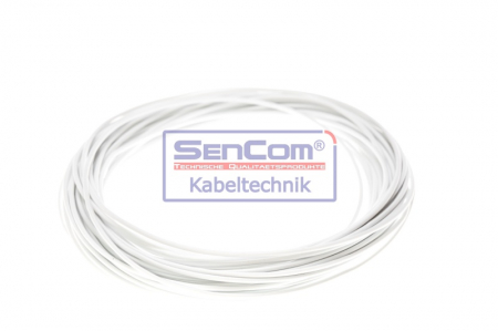 Set reparatie un singur fir (culoare: Alb, Silicon, sectiune transversala: 0,5mm, lungime: 10m) [1]