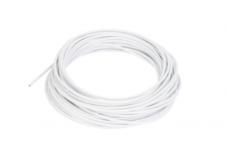 Electrica - Set reparatie un singur fir (culoare: Alb, Silicon, sectiune transversala: 1,5mm, lungime: 10m)