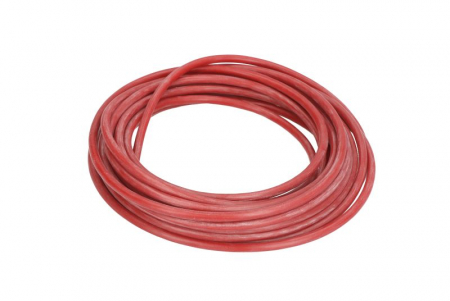 Electrica - Set reparatie un singur fir (culoare: Rosu, Silicon, sectiune transversala: 4mm, lungime: 5m)