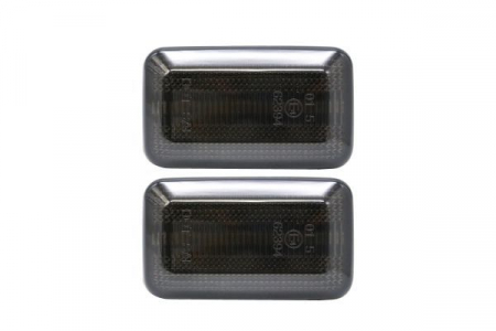 Semnalizator - Set semnalizatoare stanga/dreapta fumuriu, LED potrivit AUDI 100 C3, 100 C4, 200 C3, 80 B2, 80 B3, 80 B4, 90 B2, 90 B3, A3, A4 B6, A4 B8, A6 C4, A7, CABRIOLET B3, COUPE B2, COUPE B3, QUATTRO 0.9-5.9 