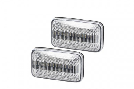 Semnalizator - Set semnalizatoare stanga/dreapta transparent potrivit AUDI 80 B2, 80 B3, 80 B4; PORSCHE 911, 911 SPEEDSTER; VW CORRADO, GOLF I, GOLF II, PASSAT B2, PASSAT B3/B4, POLO II, SCIROCCO, TOURAN 0.9-5.9 