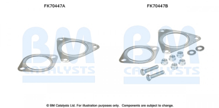 Set sistem esapament potrivit ALFA ROMEO 147, 156, GT, GTV, SPIDER 2.5/3.0/3.2 1994-2010 (kit de montare) [1]