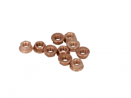 Set sistem esapament (piulita, M6, 10buc.) potrivit CITROEN C4 II, C5 III, DS4; PEUGEOT 207, 3008, 308, 308 I, 407, PARTNER TEPEE, RCZ 1.6-2.0DH 03.04- [2]