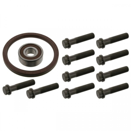 Ambreiaj - Set surub volanta (M16x1,5mm; lungime86mm, rulment cu inel si garnitura de ulei) potrivit MERCEDES ACTROS, ACTROS MP2 / MP3, AXOR, AXOR 2, CITARO 2, CITARO (O 530), CONECTO (O 345) 08.73-