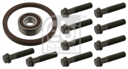 Set surub volanta (M16x1,5mm; lungime86mm, rulment cu inel si garnitura de ulei) potrivit MERCEDES ACTROS, ACTROS MP2 / MP3, AXOR, AXOR 2, CITARO 2, CITARO (O 530), CONECTO (O 345) 08.73- [1]