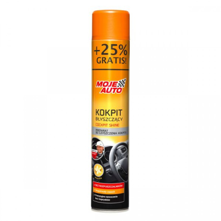 Ulei Lichide tehnice - Solutie curatare elemente plastic interior MOJE AUTO, habitaclu, materiale plastice, 0,75 l., 1 buc, vanilie
