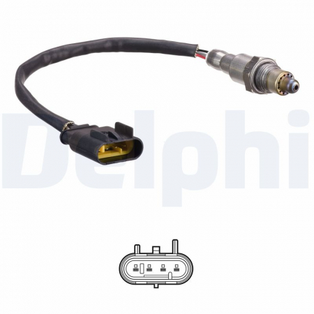 Sonda lambda potrivit ABARTH 500 / 595 / 695, 500C / 595C / 695C; ALFA ROMEO GIULIETTA, MITO; FIAT 500L, DOBLO, DOBLO CARGO, FIORINO, TIPO; LANCIA DELTA III 1.4-1.6D dupa 2007 - (300mm) [2]