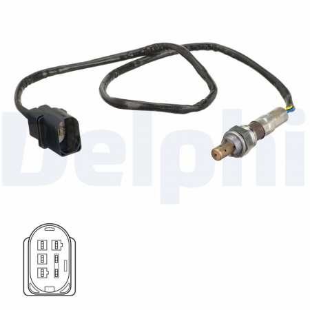 Sonda lambda - Sonda lambda potrivit SEAT AROSA, CORDOBA, IBIZA III, INCA; SKODA FABIA I, FABIA I PRAKTIK; VW CADDY II, CADDY II/MINIVAN, LUPO I, POLO, POLO III, POLO III CLASSIC 1.4 1996-2012 - (465mm)