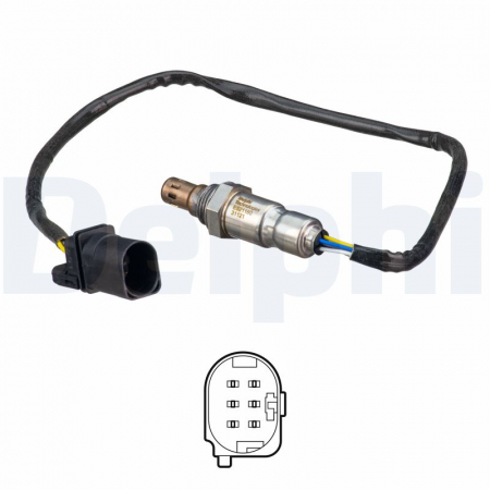 Sonda lambda - Sonda lambda potrivit AUDI Q3; SEAT TARRACO; SKODA KODIAQ; VW TIGUAN, TIGUAN/SUV, TOURAN 1.6D/2.0D dupa 2015 - (581mm)