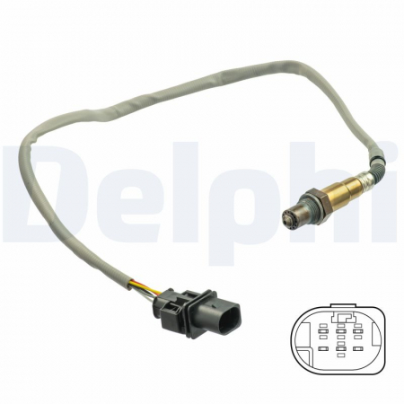 Sonda lambda - Sonda lambda potrivit AUDI A3, A4 ALLROAD B8, A4 B8, A5, A6 C7, Q3, Q5, TT; HYUNDAI TUCSON; SEAT ALHAMBRA, LEON, LEON SC, LEON ST; SKODA KAROQ, OCTAVIA III 0.8DH/1.6/2.0D dupa 2008 - (660mm)