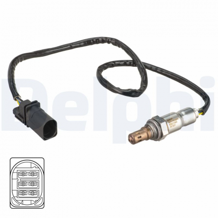 Sonda lambda - Sonda lambda potrivit ALFA ROMEO MITO; FIAT 500, 500 C, 500L, DOBLO, DOBLO CARGO, FIORINO, FIORINO/MINIVAN, GRANDE PUNTO, IDEA, LINEA, PANDA, PUNTO, PUNTO EVO 1.3D dupa 2004 - (740mm)