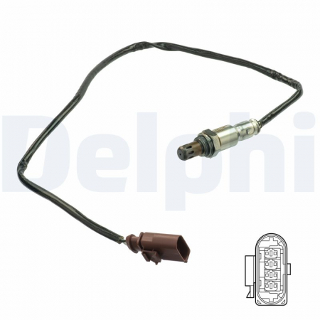 Sistem evacuare - Sonda lambda (740mm) potrivit KIA SORENTO I; NISSAN X-TRAIL I; SEAT TOLEDO IV; SKODA FABIA II, RAPID, ROOMSTER; SUZUKI BALENO; VW JETTA IV, POLO V 1.2-2.4 06.01-