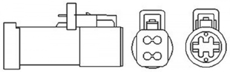 Sonda lambda potrivit FORD FIESTA V, KA, STREET KA; MAZDA 2 1.25-1.6 1996-2008 [1]