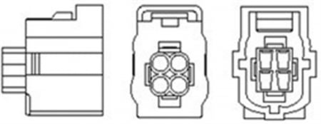Sonda lambda - Sonda lambda (numar de fire 4, 320mm) MERCEDES A (W169), B (W245), C (C204), C (CL203), C T-MODEL (S203), C T-MODEL (S204), C (W203), C (W204), CLC (CL203), CLK (A209), CLK (C209) 1.5-6.2 dupa 2004