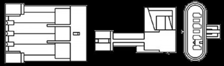 Sonda lambda (numar de fire 4, 350mm) OPEL ASTRA G, VECTRA B, ZAFIRA A 1.4/1.6 intre 1995-2005 [1]
